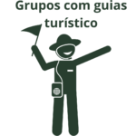 Grupos com guias turístico